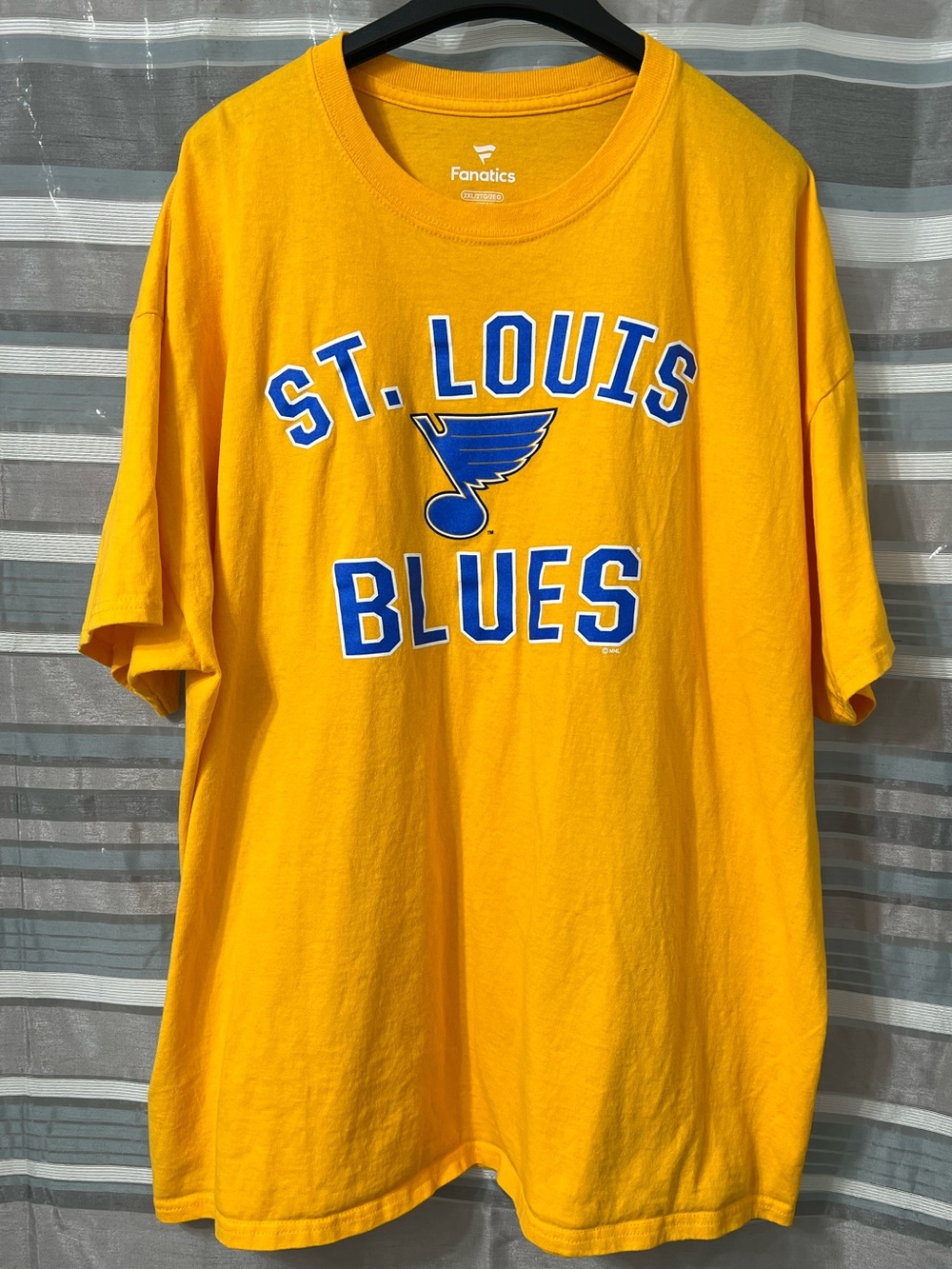 Fanatics St. Louis Blues Gold NHL Hockey Tee
